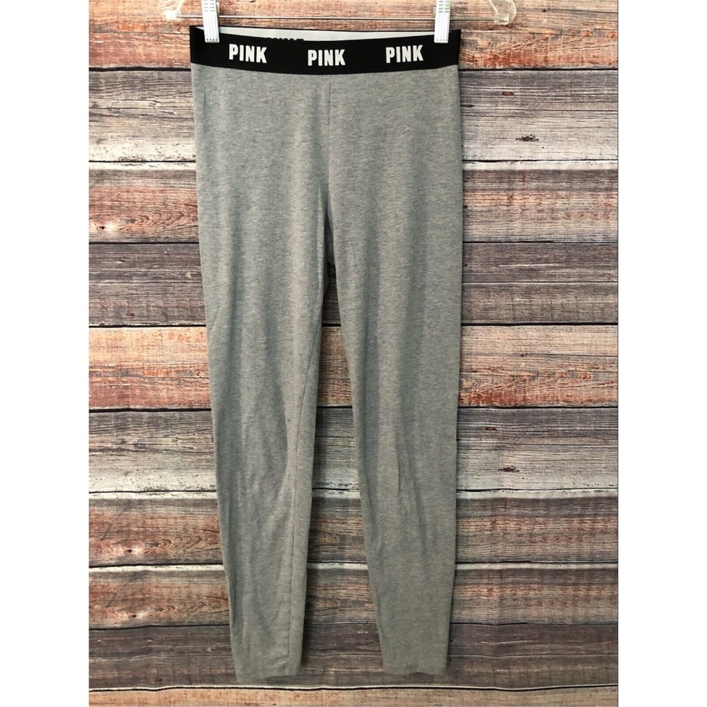 Victoria's Secret PINK Size Small Gray Black Leggings